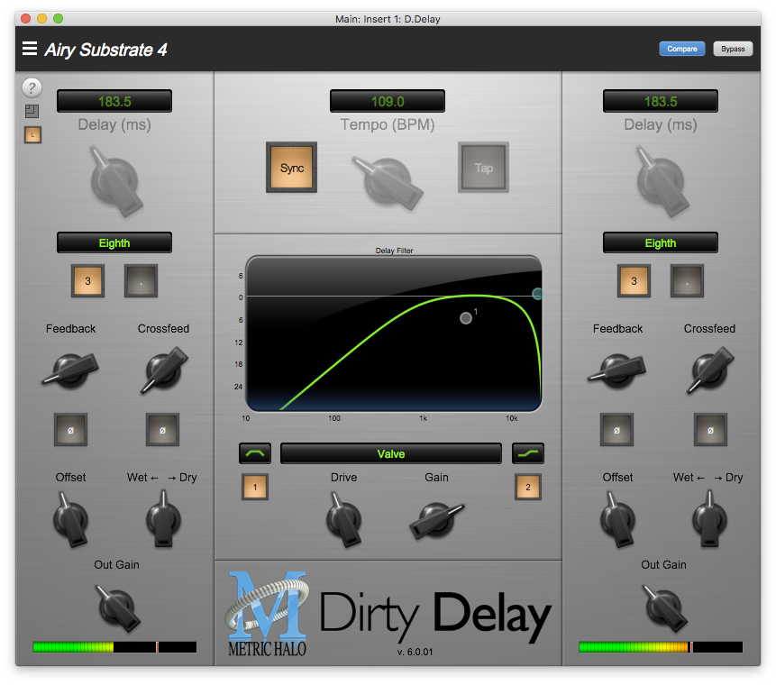 DirtyDelay UI