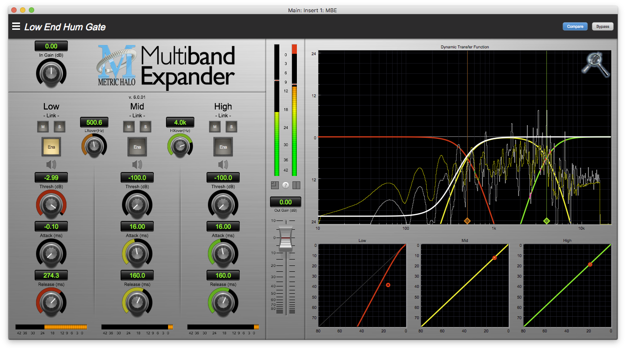 Multiband Expander UI