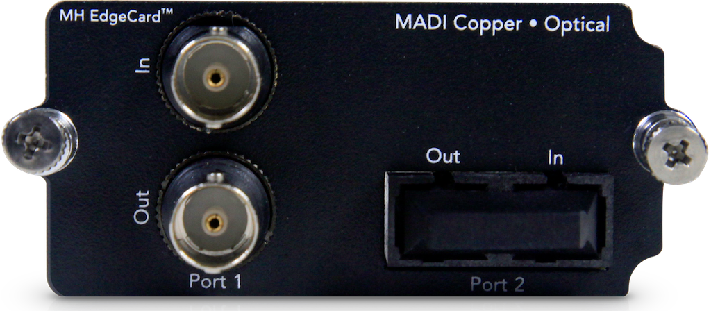 MH EdgeCard - MADI (1x Copper/1x Optical)